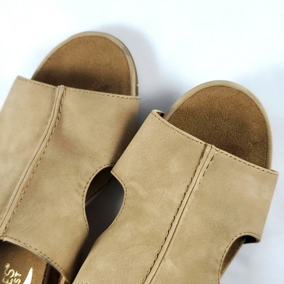 Aerosoles Heelrest Shortcake Wedge Slingback Sand Walking Sandals Size 7.5W - Picture 4 of 14